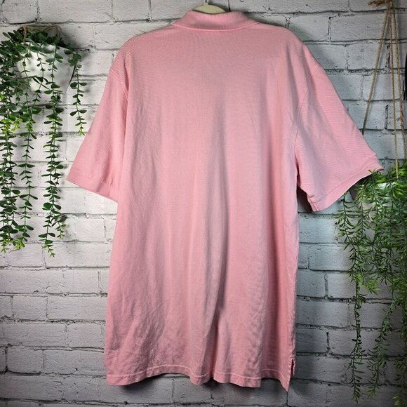 BROOKS BROTHERS 346 PINK POLO SHORT SLEEVE MENS XL EXCELLENT CONDTION - Picture 2 of 5